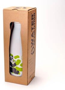 Water Revolution Detská nerezová Termo fľaša na pitie Panda Potravinářská nerezová ocel 18/8, 350 ml
