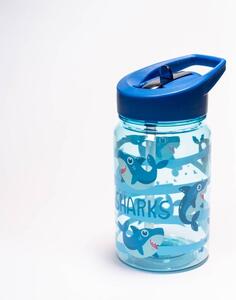 Water Revolution Detská Tritánová fľaša na pitie Žraloky Tritan, 450 ml