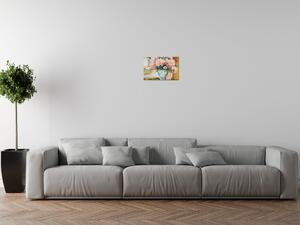 Gario Obraz na plátne Farebné kvety vo váze Veľkosť: 50 x 40 cm