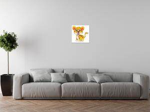 Obraz na plátne Žltý gepard Rozmery: 40 x 40 cm