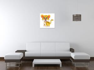 Obraz na plátne Žltý gepard Rozmery: 30 x 30 cm