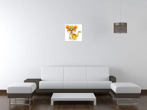 Obraz na plátne Žltý gepard Rozmery: 40 x 40 cm