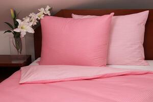 Bavlnené posteľné obliečky Flowers Pink 140×200/70×90 cm