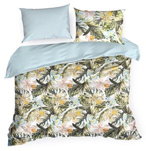 EUROFIRANY Obojstranná posteľná bielizeň príjemná na dotyk 220 cm x 200 cm viacfarebná satén 100% bavlna