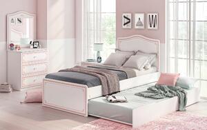 Cilek Detská posteľ 100x200 cm Selena Pink