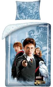 Bavlnené posteľné obliečky Harry Potter s priateľmi - 100% bavlna - 70 x 90 cm + 140 x 200 cm