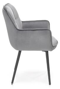 Halmar K463 jedálenská stolička šedá