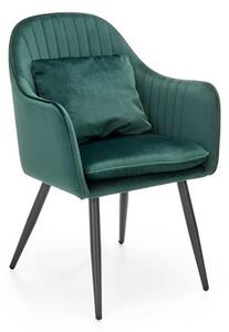 Halmar K464 jedálenská stolička tmavo zelená