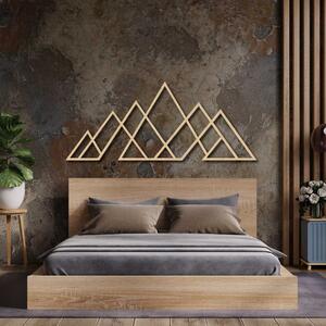 Drevený nástenný obraz geometrické hory | APALATU: HDF - Javor 70 x 31 cm 4559-102097 HDF0512
