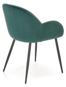 Halmar K480 jedálenská stolička tmavo zelená
