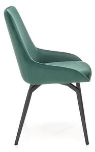 Halmar K479 jedálenská stolička tmavo zelená