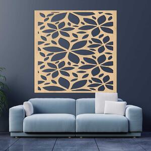 Drevený kvetinový obraz štvorec | BOTANICA: HDF - Javor 30 cm 4560-102276 HDF0281