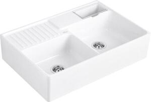 Drez Villeroy & Boch Double-bowl biela alpská 632391R1