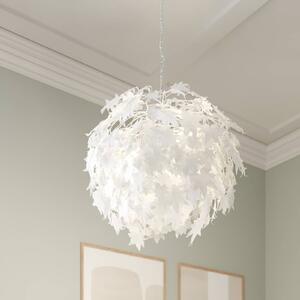 Závesná lampa Maple v lístkový vzhľad 70 cm