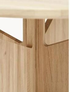 Okrúhly konferenčný stolík z dubového dreva Future