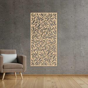 Drevený nástenný panel rastlinný motív | DOROZ: HDF - Javor 40 x 20 cm 4577-103741 HDF0187