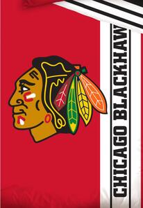 NHL Hokejové obliečky CHICAGO BLACKHAWKS BELT 140x200/70x90 cm