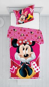 Jerry Fabrics Minnie Hearts 02 ,140x200/70x90 cm
