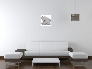 Obraz na plátne Roztomilí mackovia Rozmery: 30 x 30 cm
