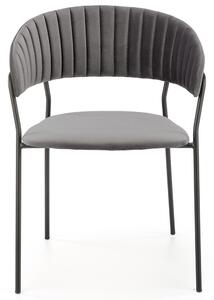 Jedálenská stolička DORIA sivá