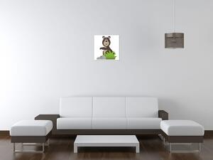 Obraz na plátne Hnedý macko Rozmery: 30 x 30 cm