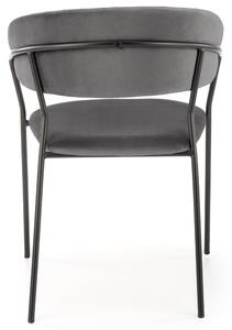 Jedálenská stolička DORIA sivá