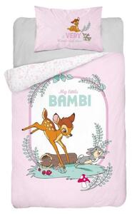 Obliečky do postieľky Little Bambi Pink 100x135/40x60