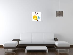 Obraz na plátne Usmiata včielka Rozmery: 30 x 30 cm
