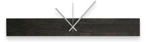 Štýlové hodiny z masívneho dreva | KTGHIT: Farba strieborná 60x8cm (23.6x3.15in) 4629-107875 MAS020-3169-SILVER-60x8