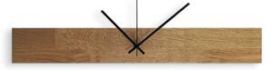Nástenné hodiny do moderného interiéru | AIHO: Farba čierna RAL 9005 60x8cm (23.6x3.15in) 4631-107891 MAS020-3072-BLACK-60x8