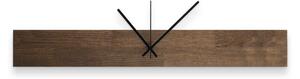 Minimalistické hodiny z prírodného dreva | HOKAI: Farba čierna RAL 9005 60x8cm (23.6x3.15in) 4632-107898 MAS020-3073-BLACK-60x8