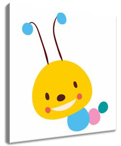 Gario Obraz na plátne Usmiaty chrobáčik Veľkosť: 30 x 30 cm