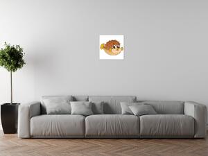 Obraz na plátne Veľká hnedá rybka Rozmery: 30 x 30 cm