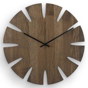 Elegantné nástenné hodiny tera - GAMAOU: Farba čierna RAL 9005 30 cm 4634-107914 MAS014-TERA-BLACK-30