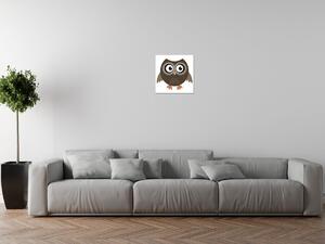 Obraz na plátne Veľká hnedá sova Rozmery: 30 x 30 cm