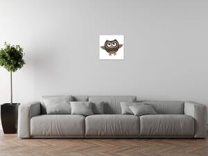 Obraz na plátne Malá hnedá sova Rozmery: 30 x 30 cm