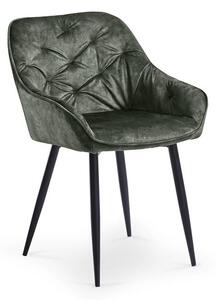 Halmar K418 stolička tmavo zelená