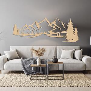 Drevený obraz na stenu - Les a hory | REHORA: HDF - Javor 55 x 20 cm 4658-109477 HDF0414-akcia20