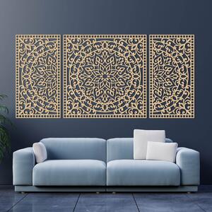 Drevená nástenná dekorácia Mandala | FLORIA: HDF - Javor 105 x 50 cm 4713-112978 HDF0514-B