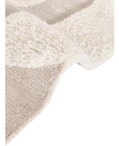Ručne tkaný vlnený koberec s reliéfom Rosco