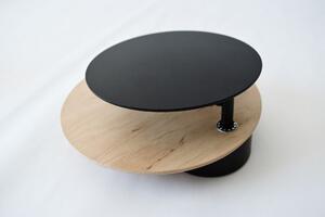 Emibig CIRCLE | moderné drevené dizajnové nástenné svietidlo Farba: Biela/Drevo
