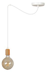 Emibig SPARK 1 | moderná medená závesná žiarovka Farba: Biela