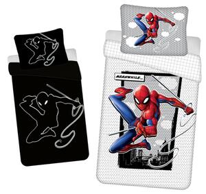 Jerry Fabrics Bavlnené obliečky so svietiacim efektom 140x200 + 70x90 cm - Spider-man "02"