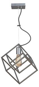 Emibig BOX | dizajnová industriálna závesná lampa Farba: Biela