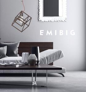 Emibig BOX | dizajnová industriálna závesná lampa Farba: Biela