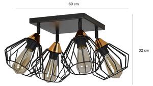Emibig VESTA 4A | dizajnová stropná lampa Farba: Biela