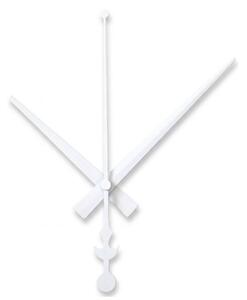Biele hliníkové ručičky na hodiny - dizajn kotvy 16 / 12 cm 4757 R108