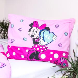 Jerry Fabrics Minnie Hearts 03 ,140x200/70x90 cm