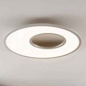 Stropné LED svietidlo Durun okrúhle 60 cm, Hliník / sivá / zinok, Kuchyňa, Plast, Moderný, Závesné svietidlo