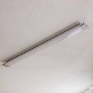 Arcchio LED stropné svietidlo Vinca, 120 cm, 3 450 lm, 4 000 K, Hliník / sivá / zinok, Pracovňa / Kancelária, Plast, Moderný, Stropné svetlo